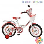 Велосипед детский 16 д. P1659 UK-2 бело-красный